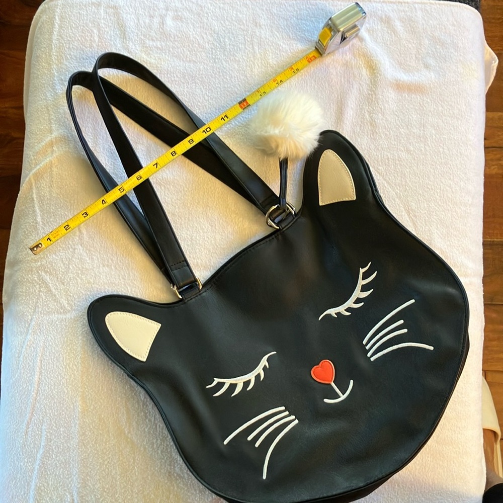 Cat head purse